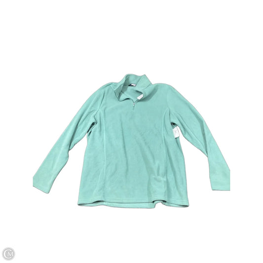 Jacket Fleece By Lands End In Green, Size: Xl