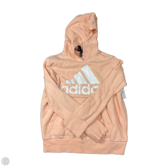 Sweatshirt Hoodie By Adidas In Pink, Size: L