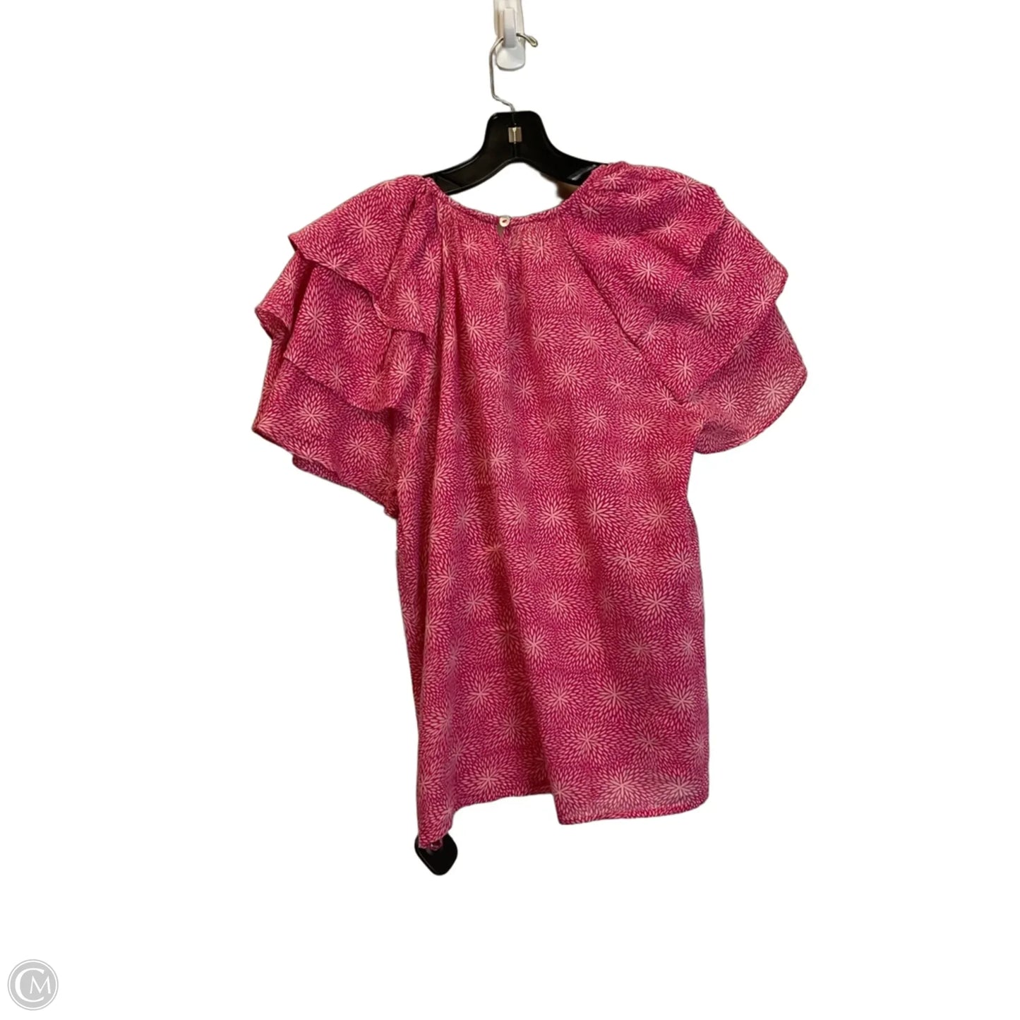 Top Short Sleeve By Banjanan In Pink, Size: M