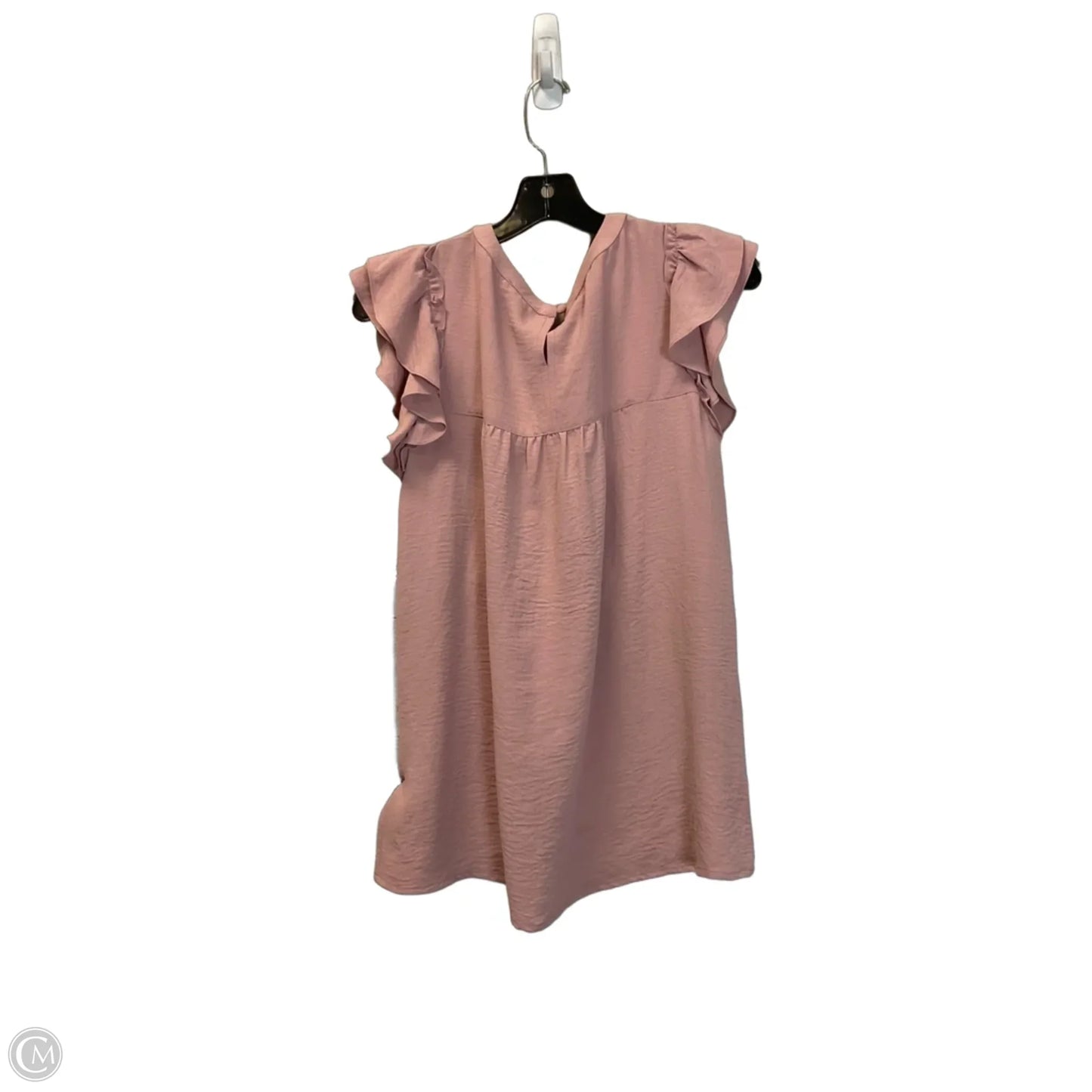Top Sleeveless Basic By Cotton Bleu In Pink, Size: M