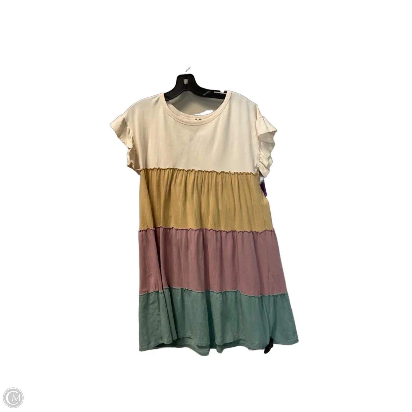 Dress Casual Short By Bibi In Beige, Size: S