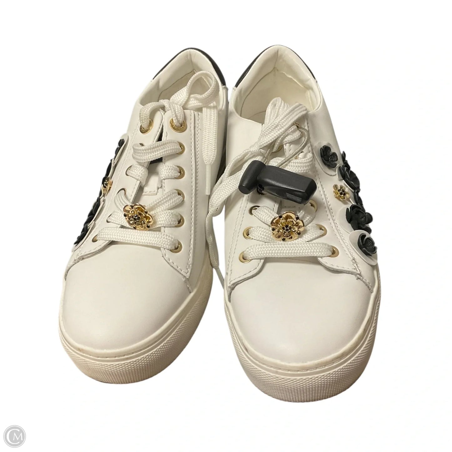 Shoes Designer By Karl Lagerfeld In White, Size: 8.5