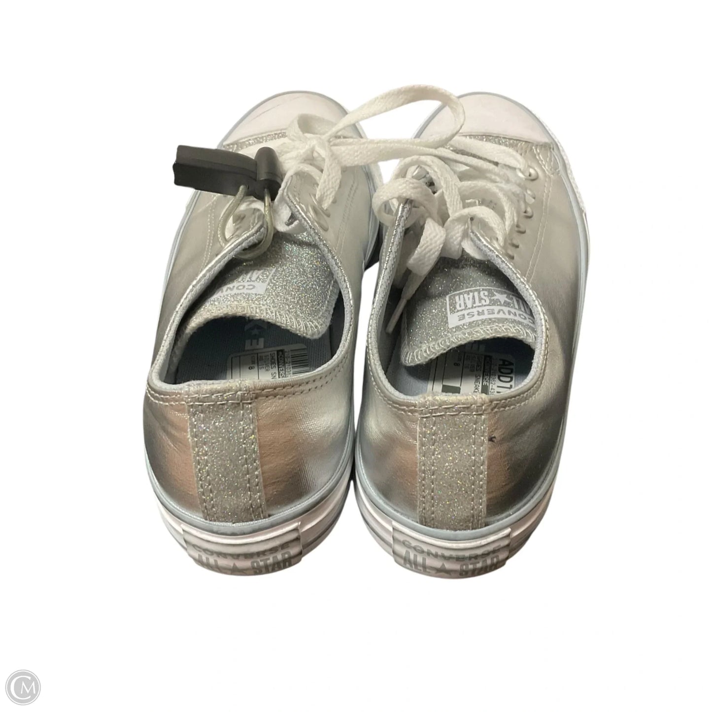 Shoes Sneakers By Converse In Silver, Size: 8