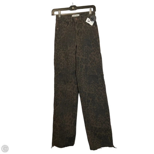 Jeans Wide Leg By Bke In Animal Print, Size: 6