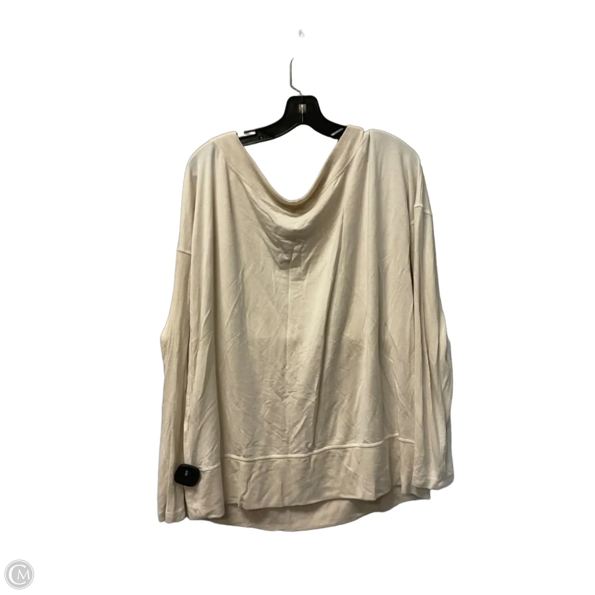Top Long Sleeve Basic By Athleta In Cream, Size: Xl