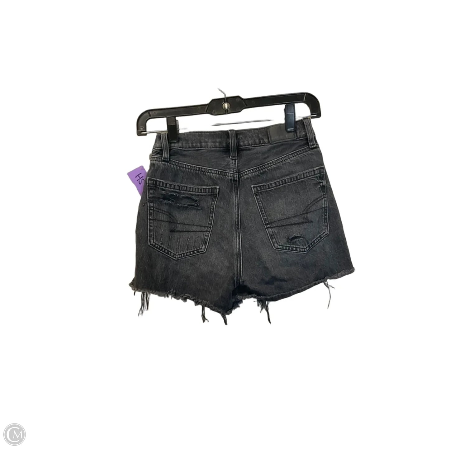 Shorts By American Eagle In Grey Denim, Size: 0
