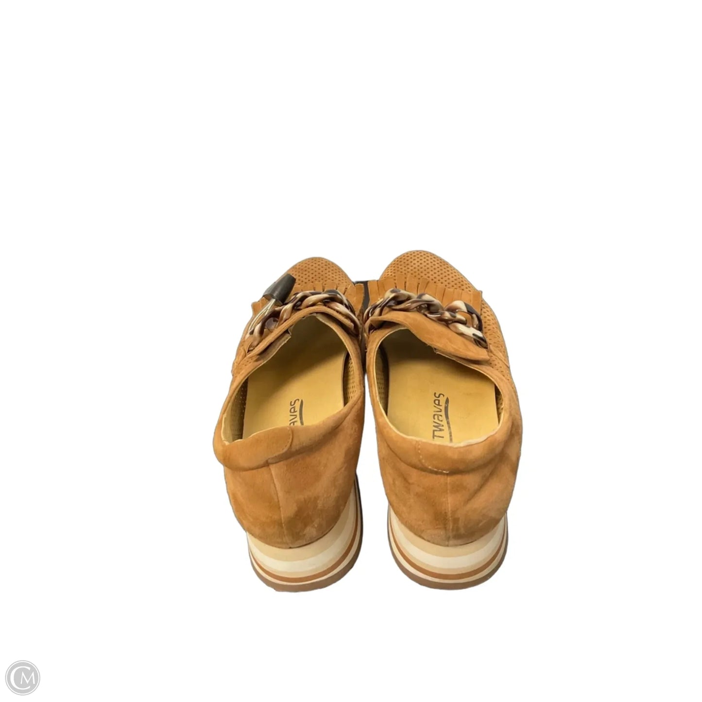 Shoes Heels Platform By Cmb In Brown, Size: 9.5