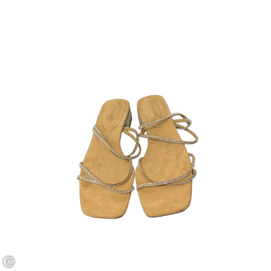 Sandals Heels Block By Jeffrey Campbell In Silver, Size: 9.5