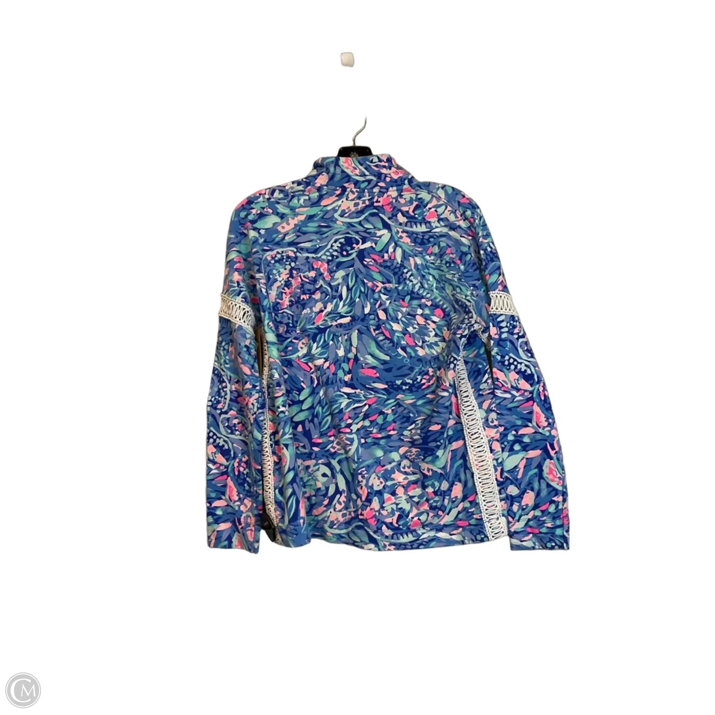 Sweatshirt Designer By Lilly Pulitzer In Blue & Pink, Size: S