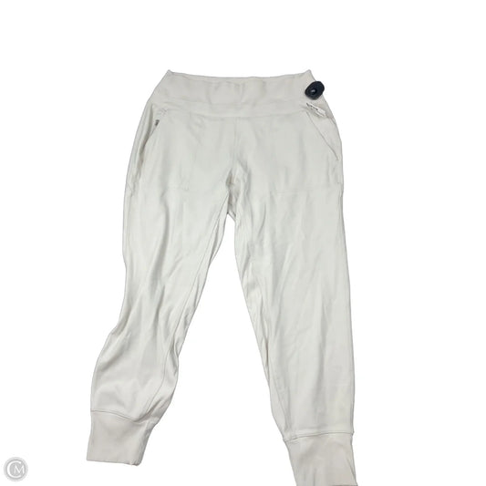 Athletic Pants By Athleta In Cream, Size: L