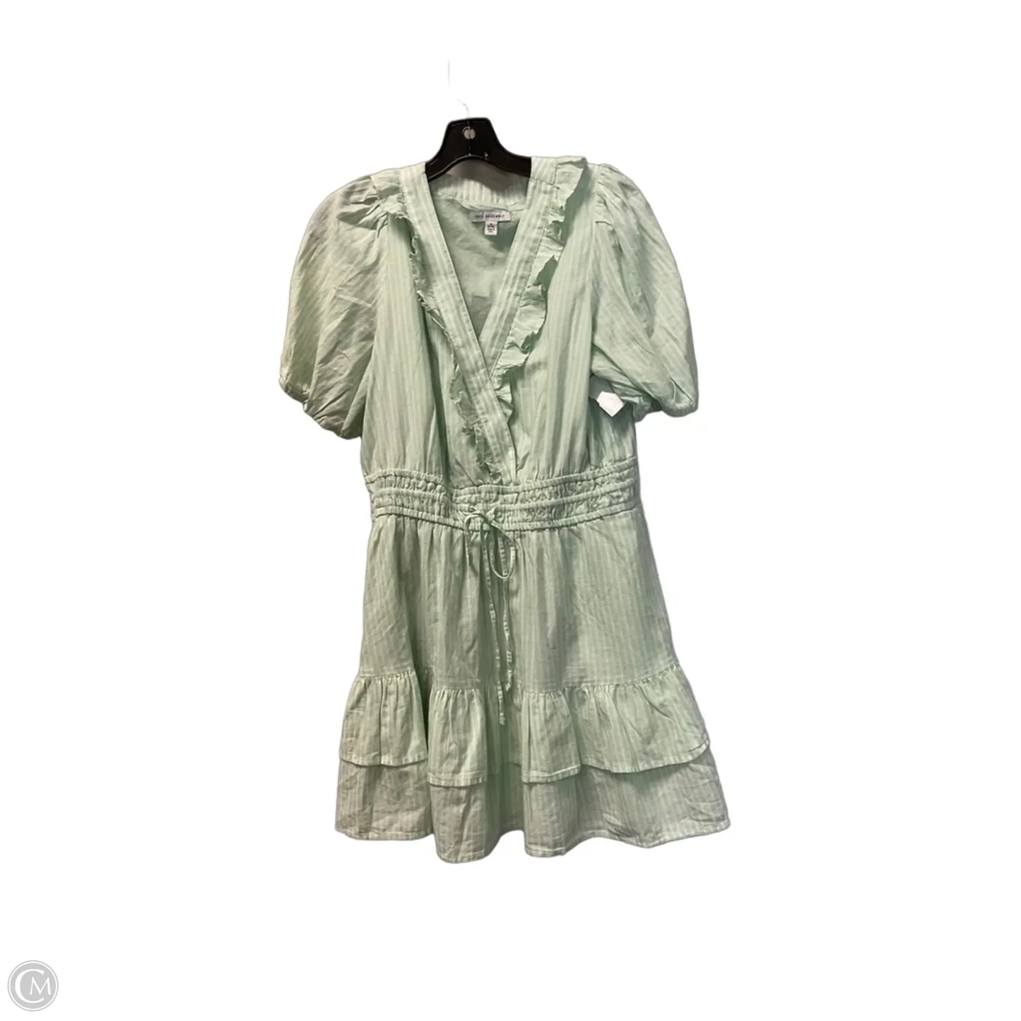 Dress Casual Short By Free Assembly In Green & White, Size: M