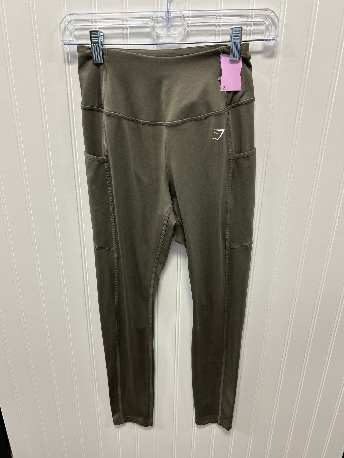 Athletic Leggings By Gym Shark In Green, Size:S