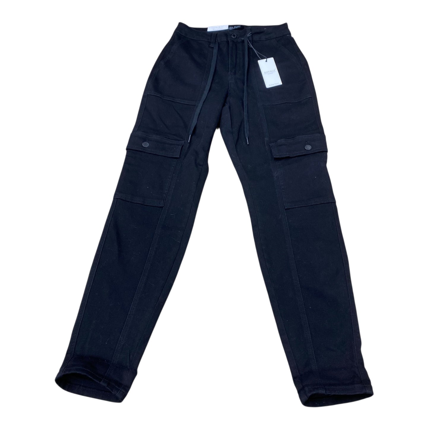 Jeans Skinny By Judy Blue In Black Denim, Size:2