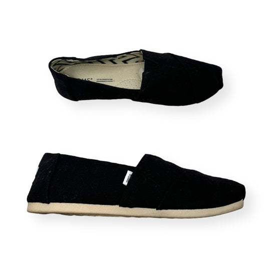 Black Shoes Flats Toms, Size 7