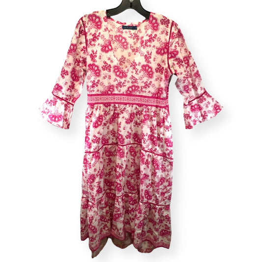 Paisley Print Dress Casual Maxi La Plage, Size S