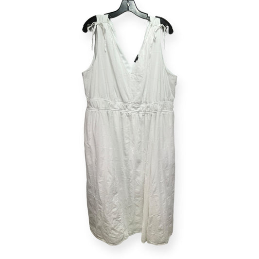 White Dress Casual Short Torrid, Size 3x