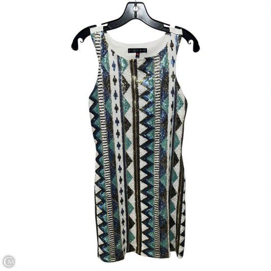 Sequin Dress Casual Short By Biography In Multi-colored, Size: L