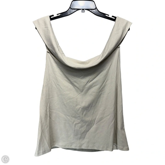 Top Sleeveless Basic By Old Navy In Tan, Size: 3x