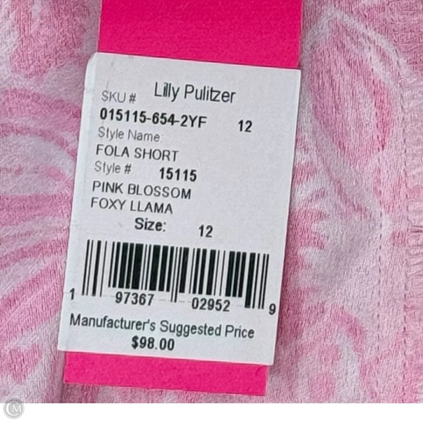 Fola Shorts Designer By Lilly Pulitzer In Pink, Size: 12