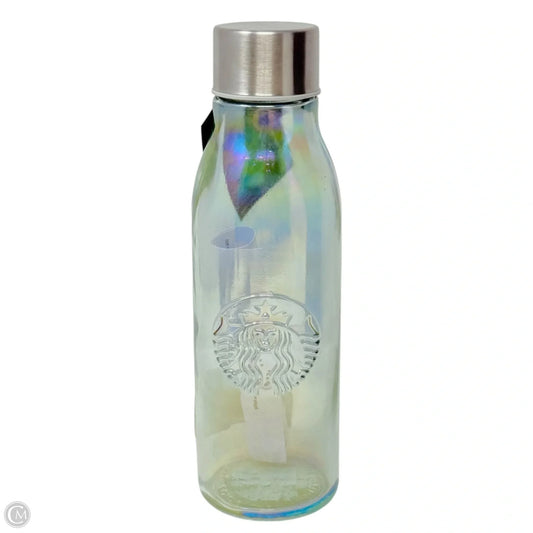 Limited Edition Iridescent Glass Recycled Water Bottle By Starbucks