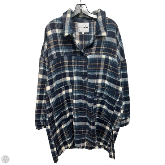Jacket Shirt By Fashion Nova In Plaid Pattern, Size: Xl