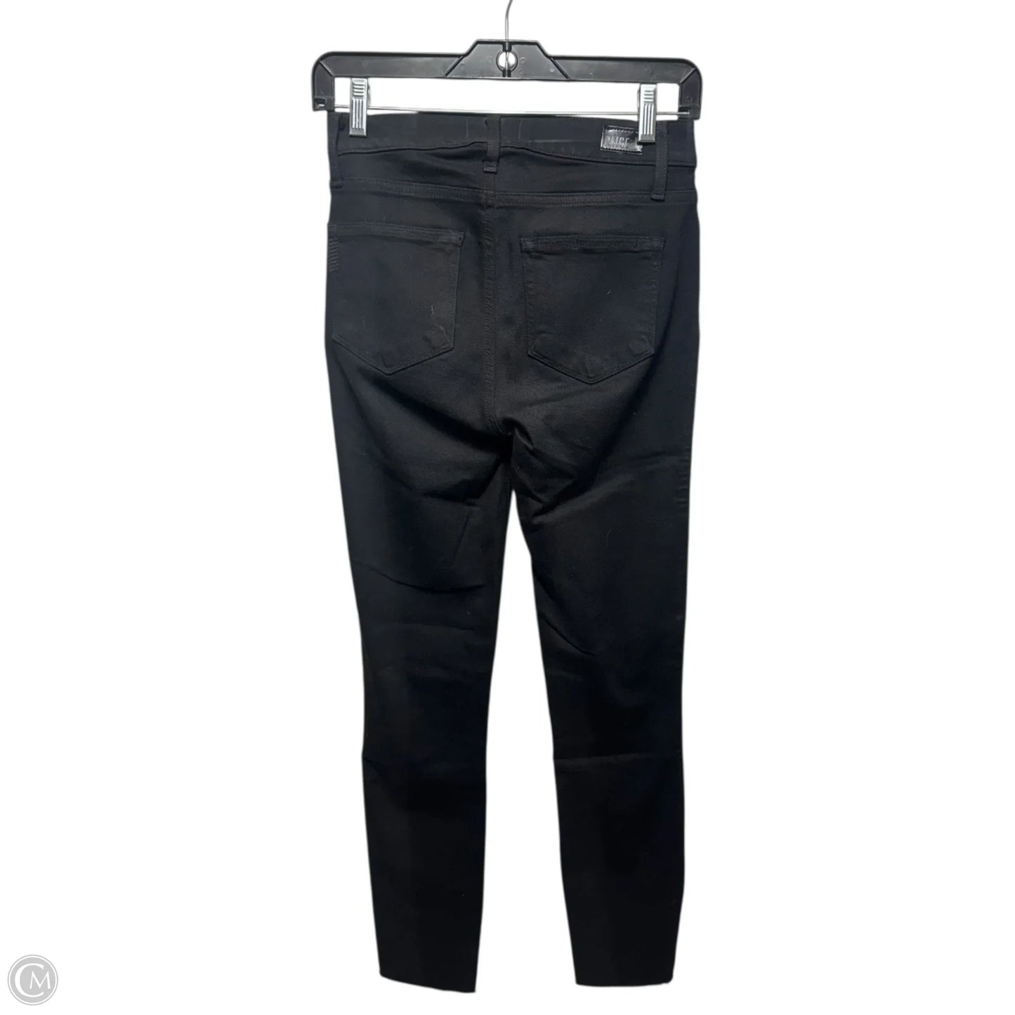 Jeans Skinny By Paige In Black, Size: 0