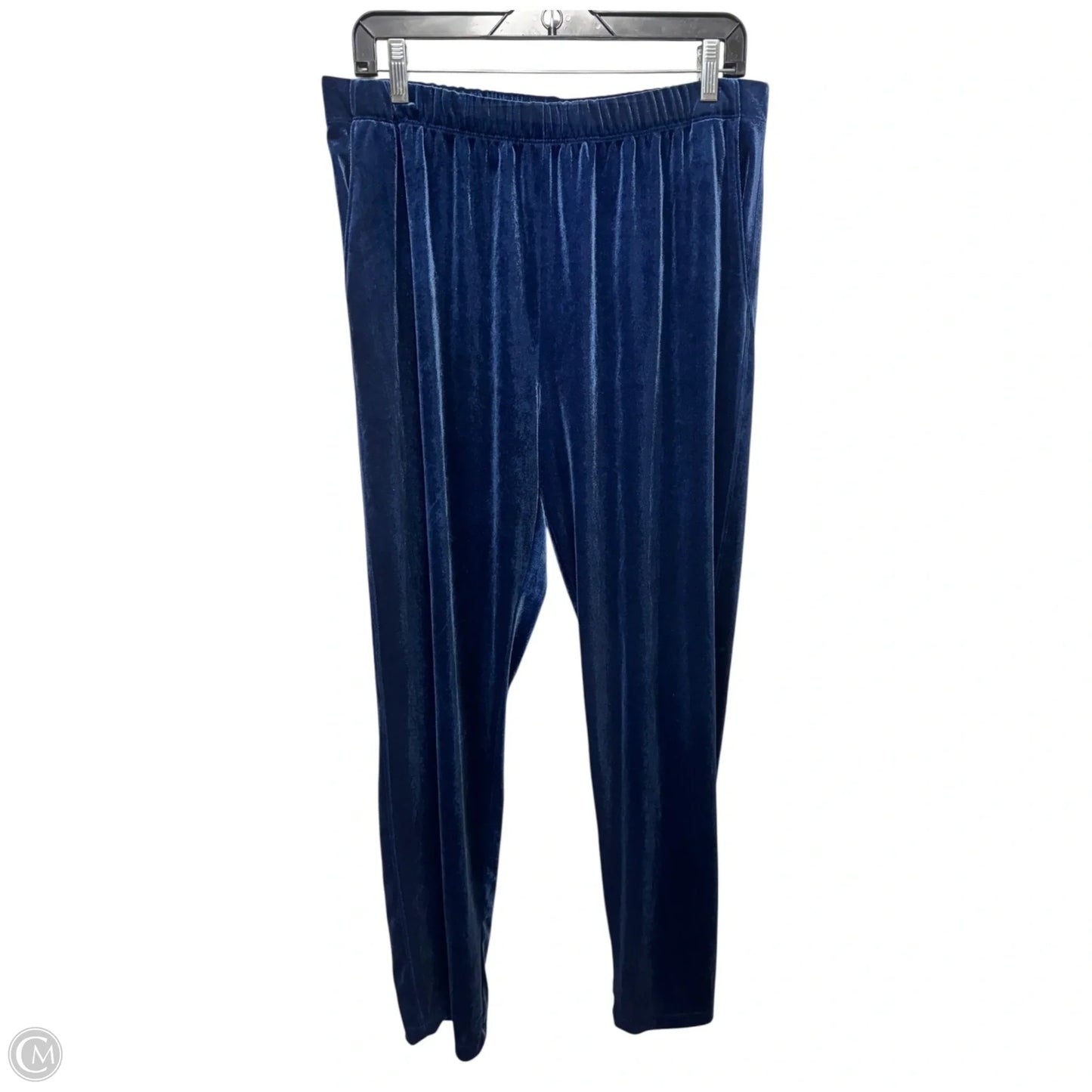 Velvet Pants Lounge By Lands End In Blue, Size: M