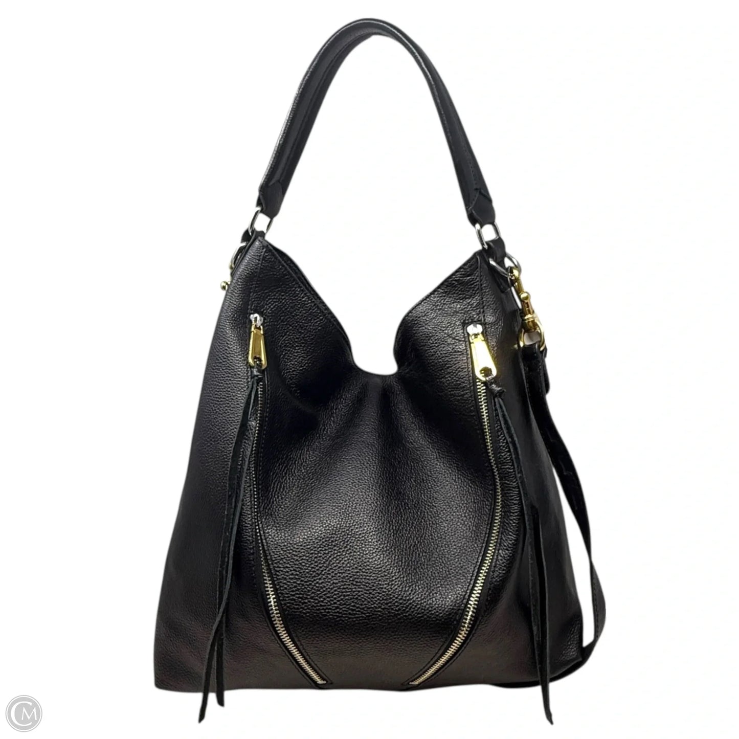 Moto Double Zip Hobo Designer By Rebecca Minkoff, Size: Large