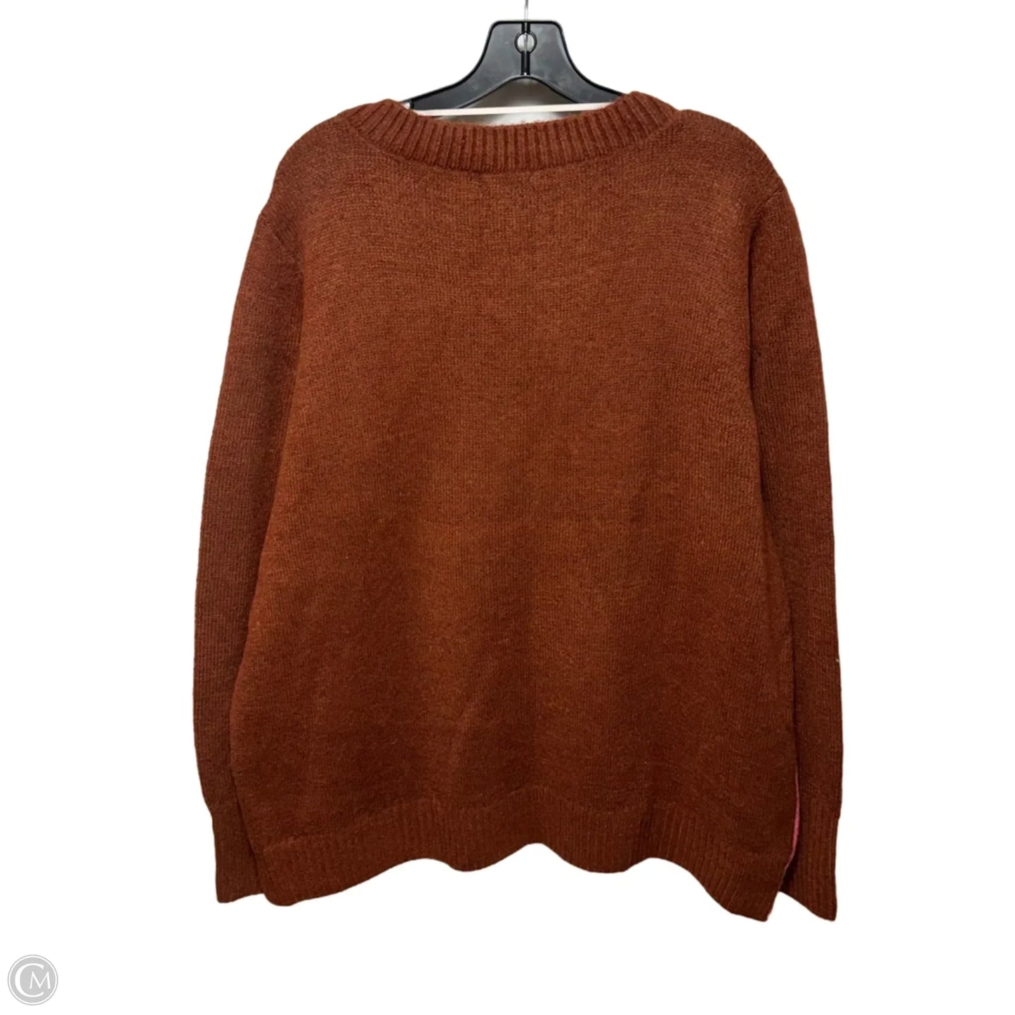 Sweater By Design History In Pink and Brown, Size: Xl