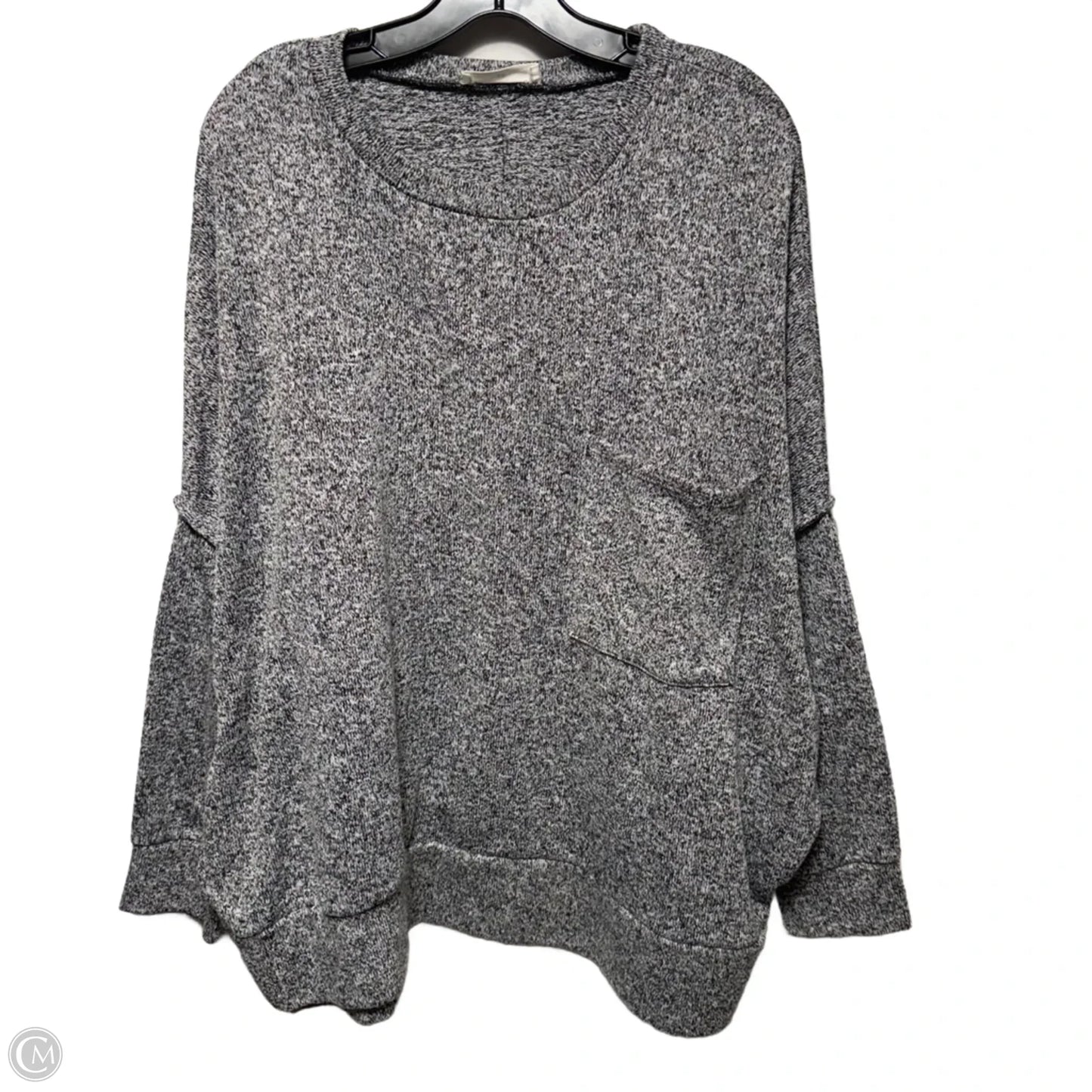 Sweater By Zenana In Grey, Size: 1x