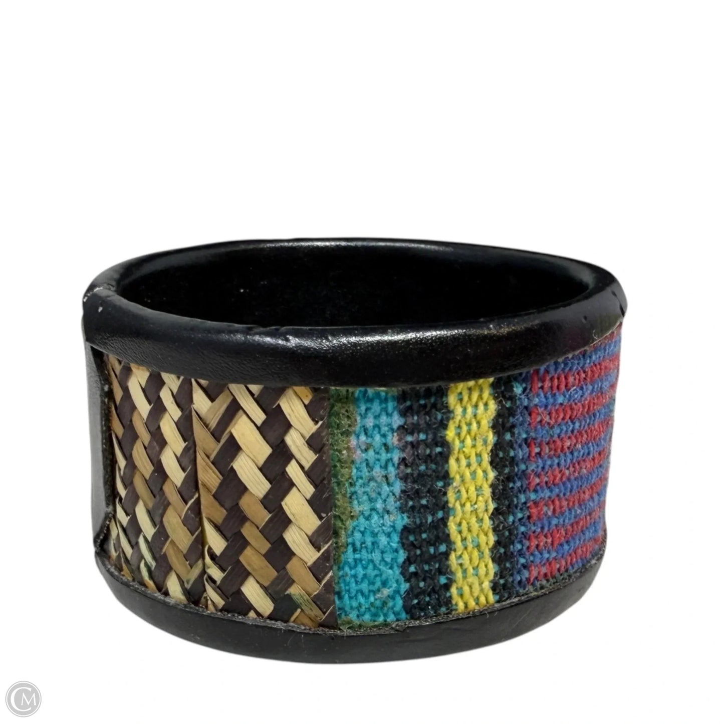 Woven Fabric Cuff Bracelet