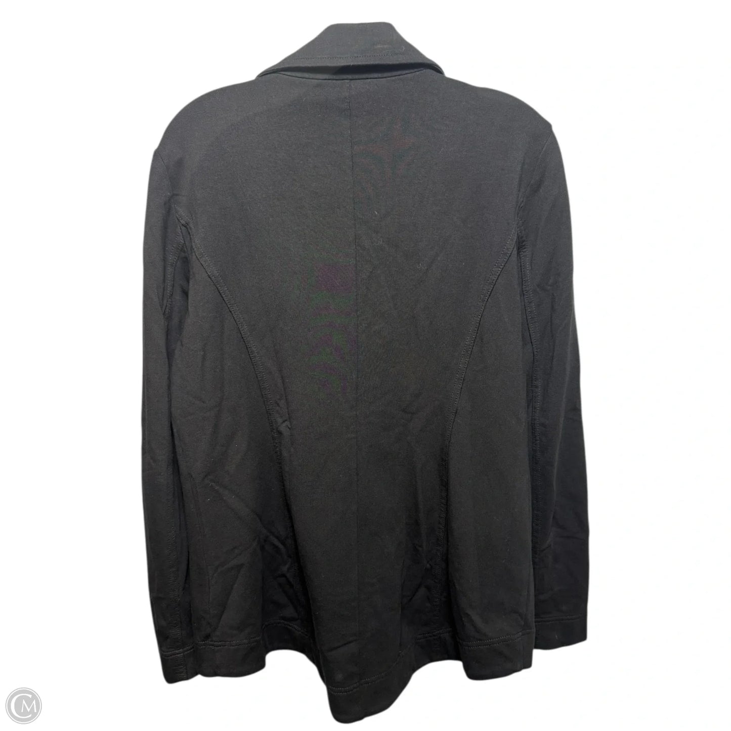 Coat Peacoat By Eileen Fisher In Black, Size: M