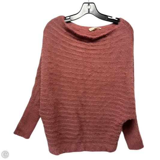 Eyelash Sweater By Lovestitch In Pink, Size: M