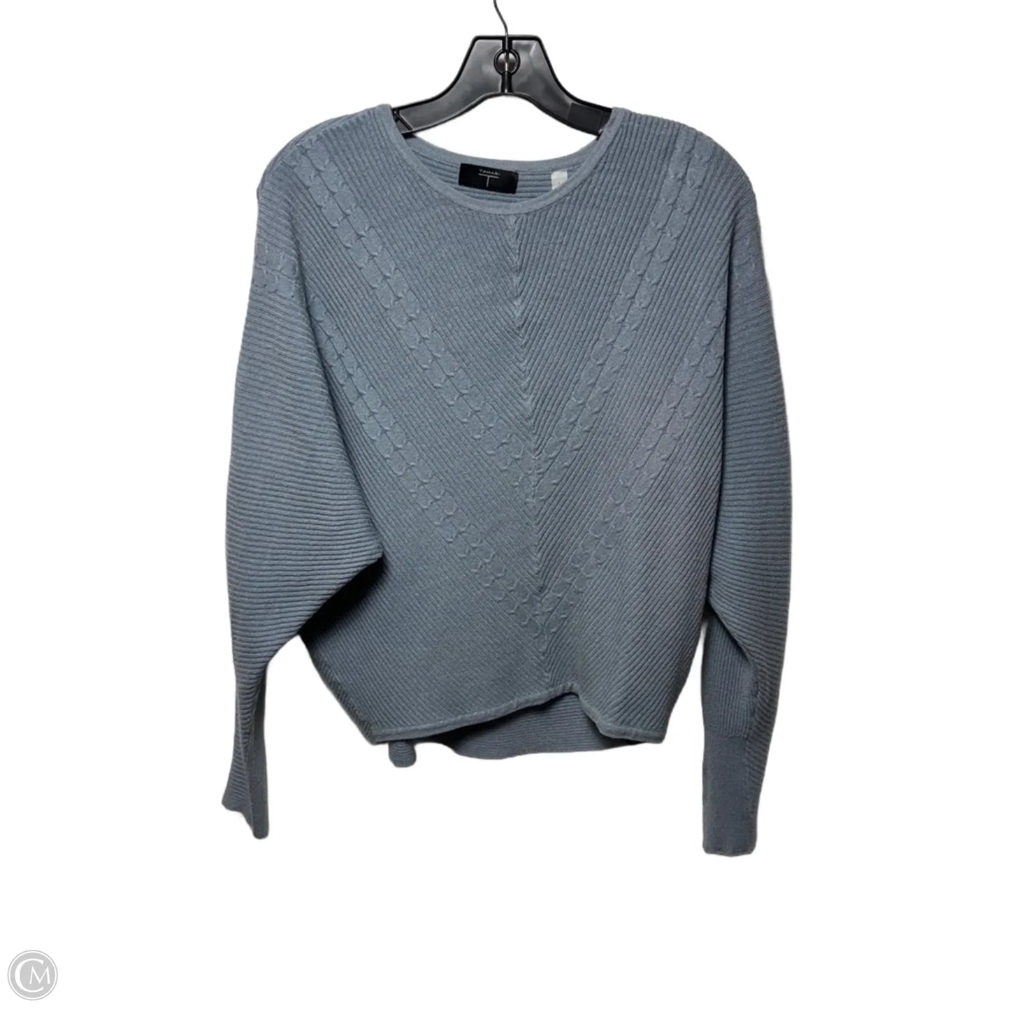 Sweater By Tahari In Blue, Size L
