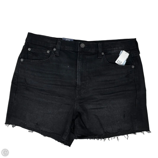 High Rise Low Stretch Shorts By Gap In Black, Size: 14/32