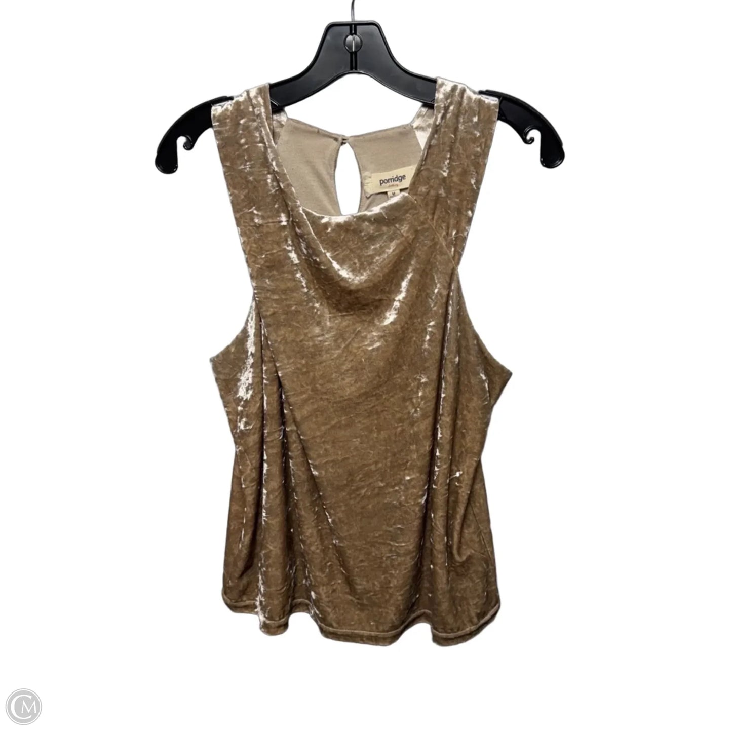 Top Sleeveless By Porridge In Tan, Size: M