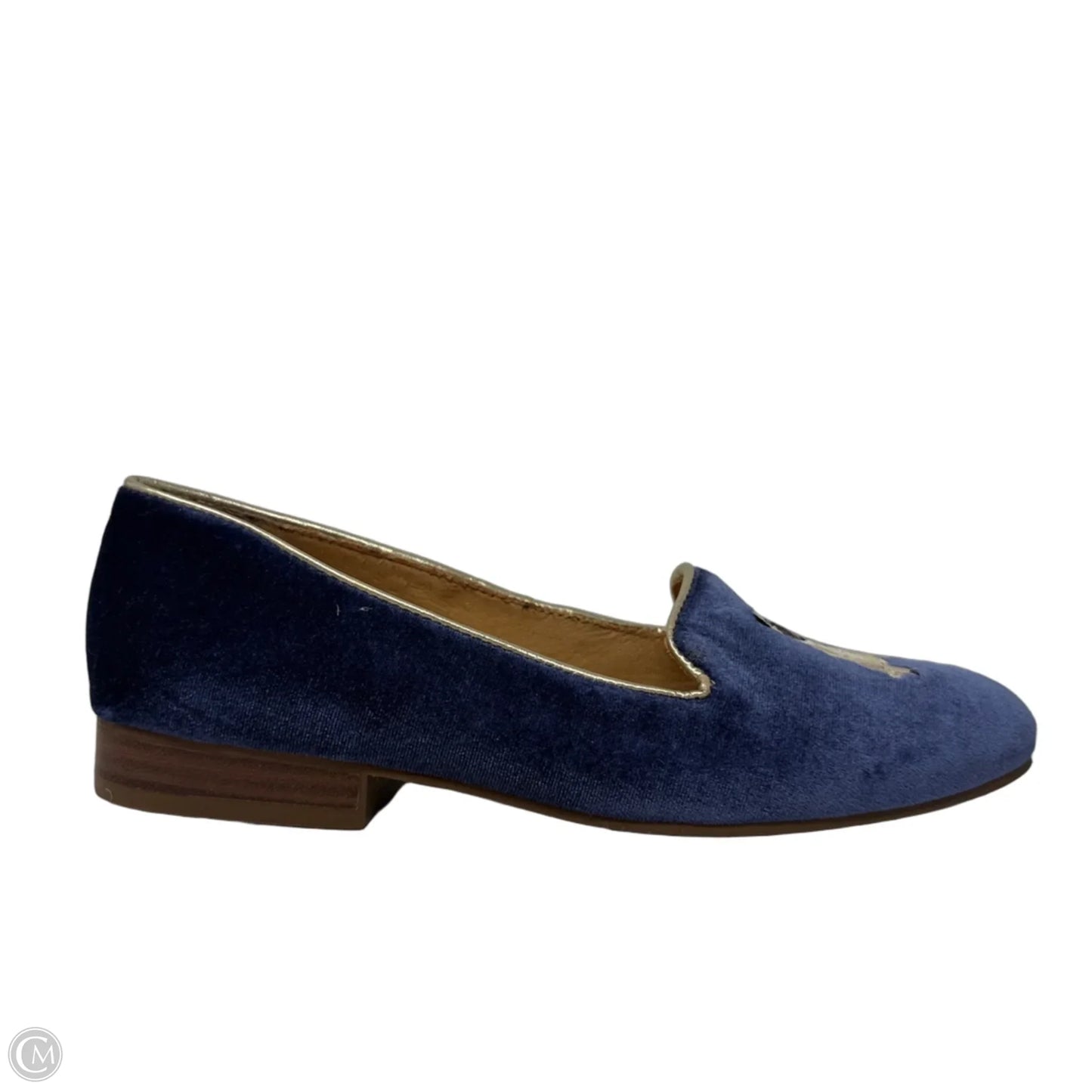 Velvet Pug Embroidered Loafers By Jack Rogers In Animal Print, Size: 8