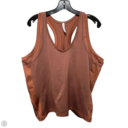 Athletic Tank Top By Athleta In Copper, Size: 3x