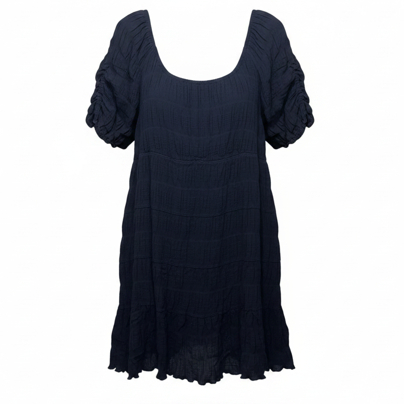 Dress Casual Short By Max Studio Specialty Products In Navy, Size: 1X