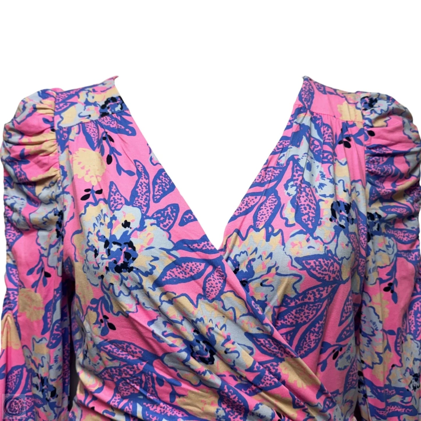 Jemma Romper Dress Designer By Lilly Pulitzer In Floral Print, Size: 12