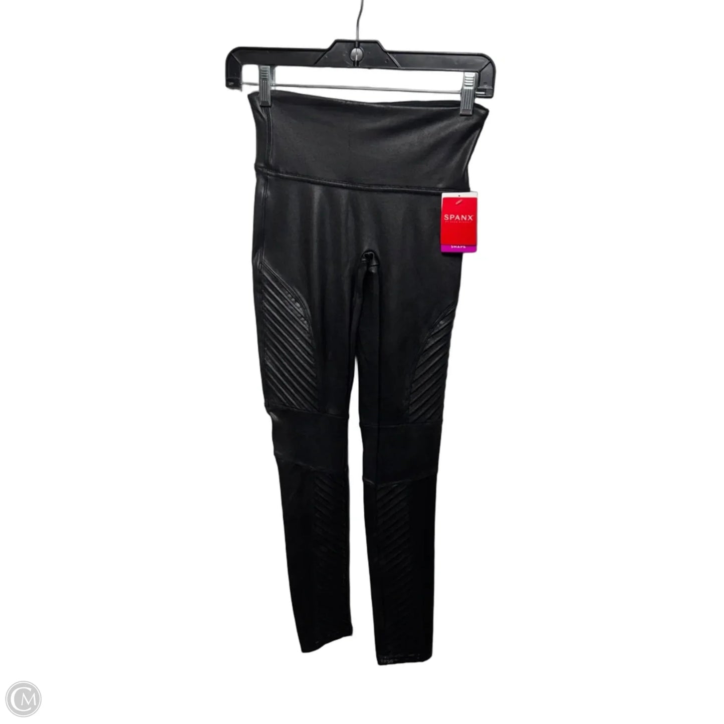 Moto Leggings By Spanx In Very Black, Size: S