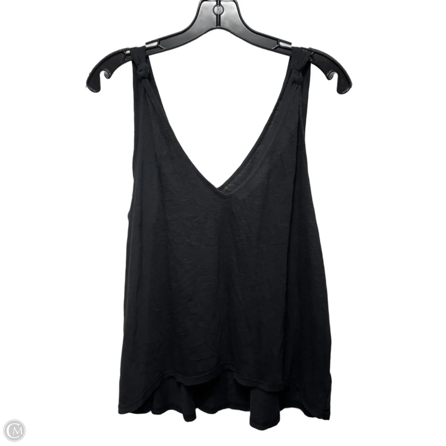 Shine Knot Tank By Anthropologie In Black, Size: L