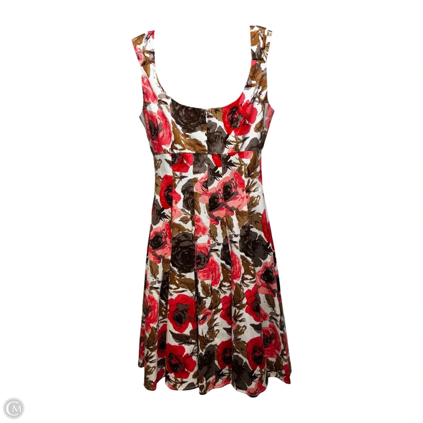 Fit & Flare Midi Dress By New Directions In Floral Print, Size: 6