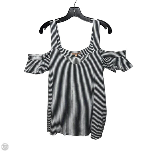 Top Short Sleeve By Gibson And Latimer In Striped Pattern, Size: Xl