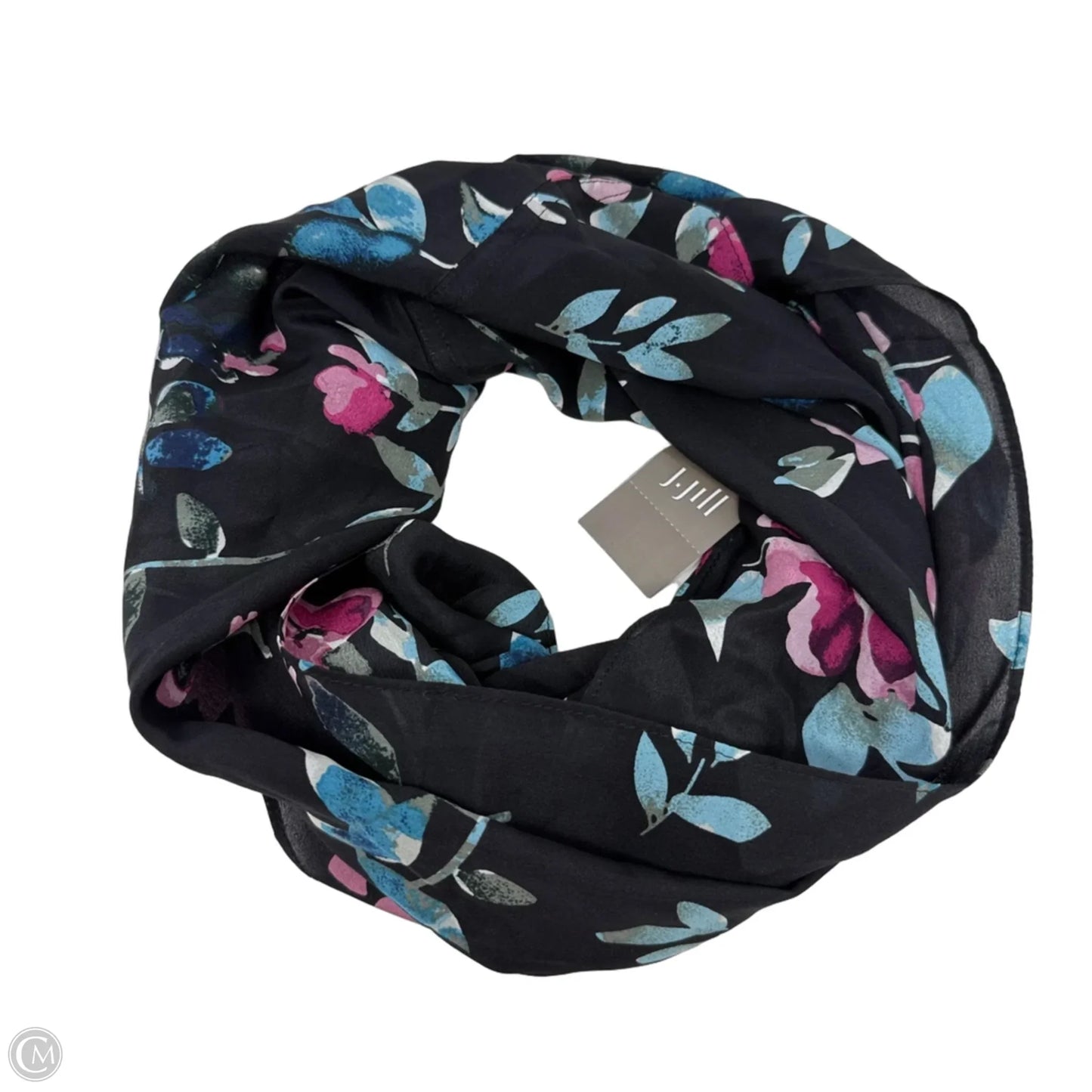 Floral Print Silk Infinity Scarf By J. Jill