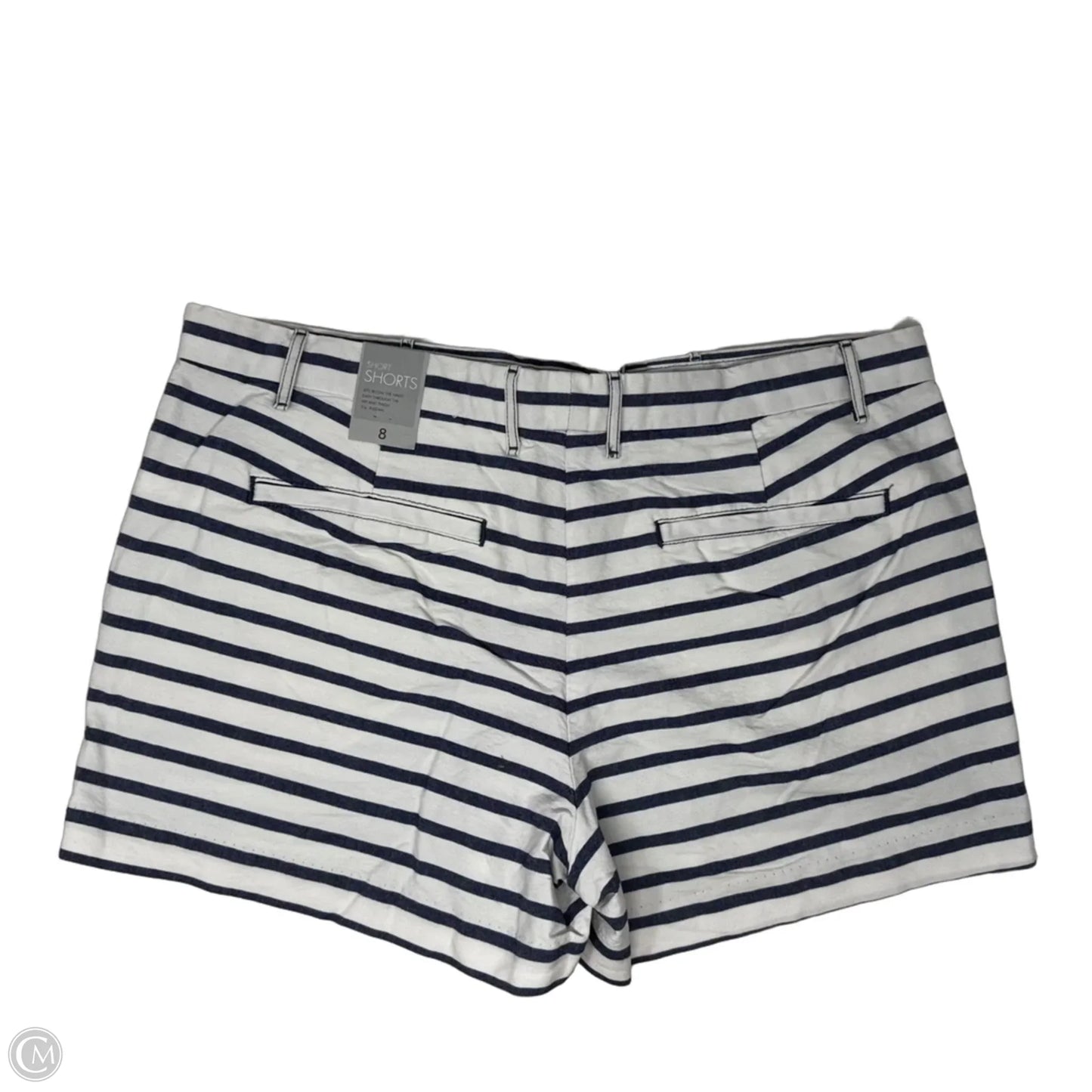 3 1/4” Inseam Short Shorts By Gap In Striped Pattern, Size: 8