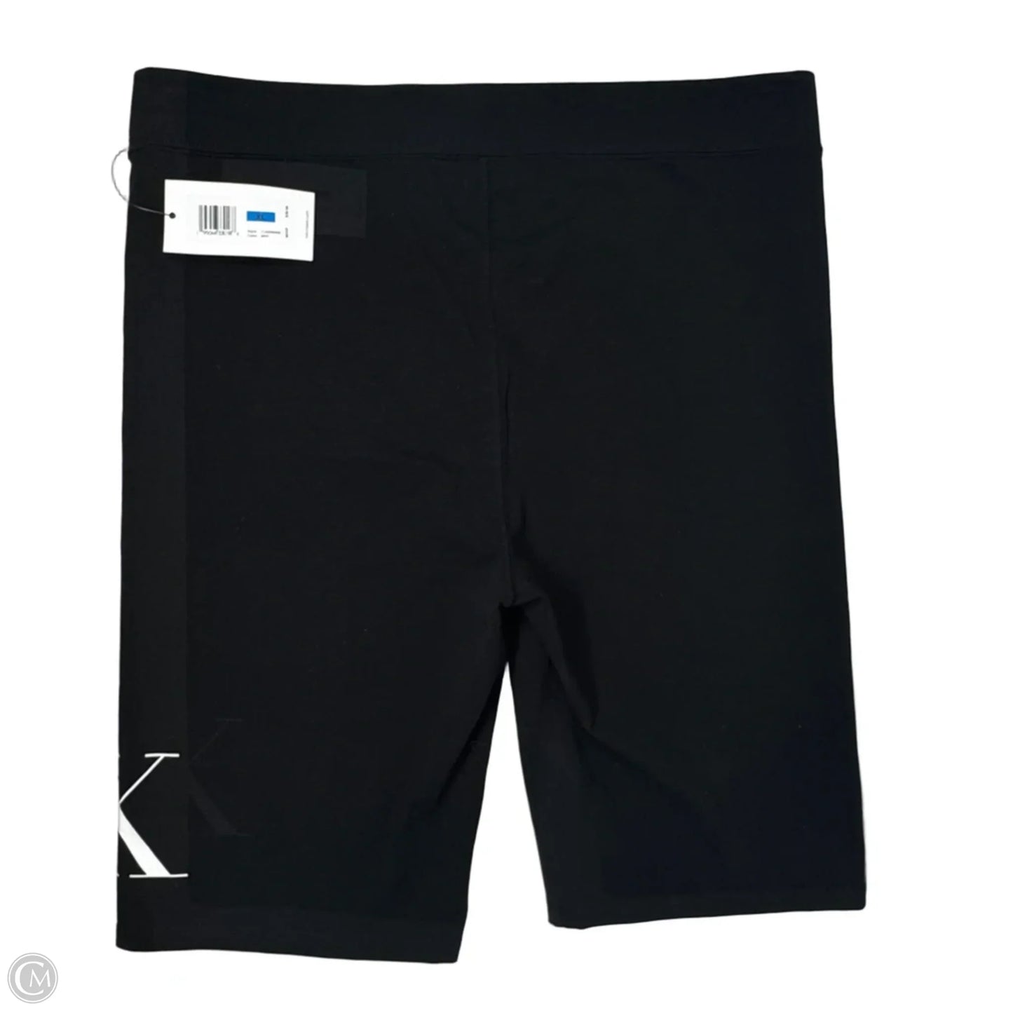 Athletic Shorts By Calvin Klein In Black, Size: Xl
