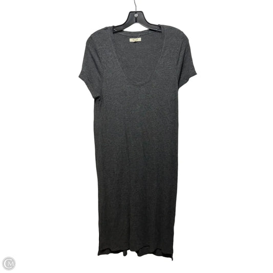 Dress Casual Maxi By Madewell In Grey, Size: L