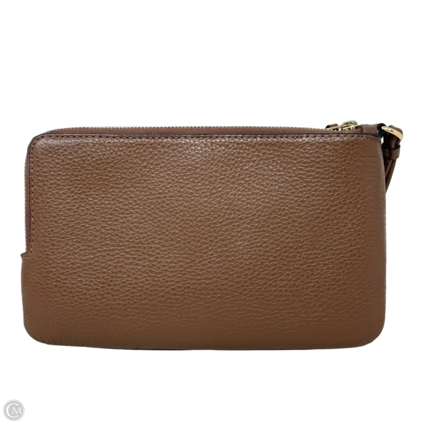 Double Zip Wristlet Designer By Coach, Size: Medium