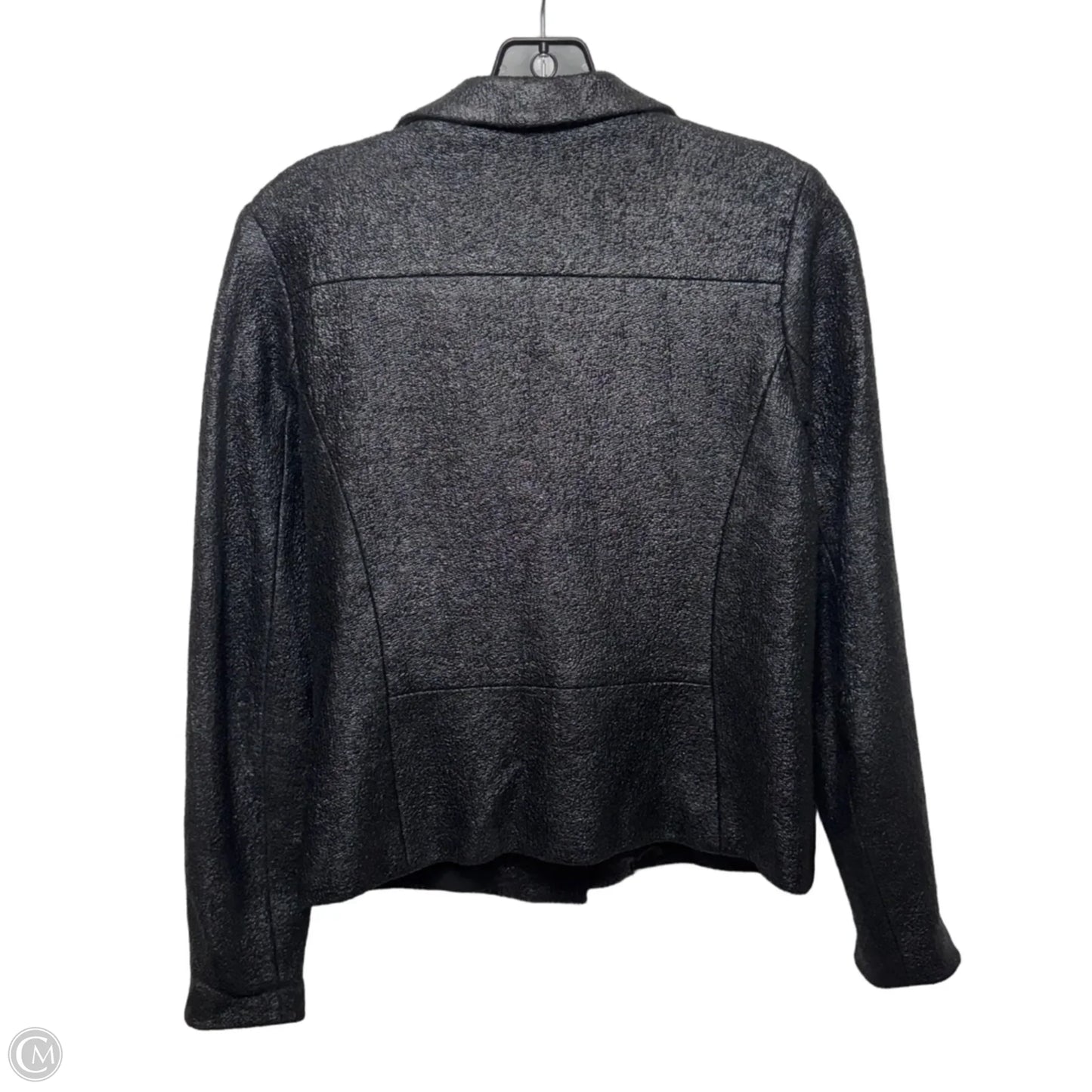 Textured Jacket Moto By Drew In Black, Size: Xs